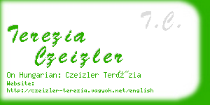 terezia czeizler business card